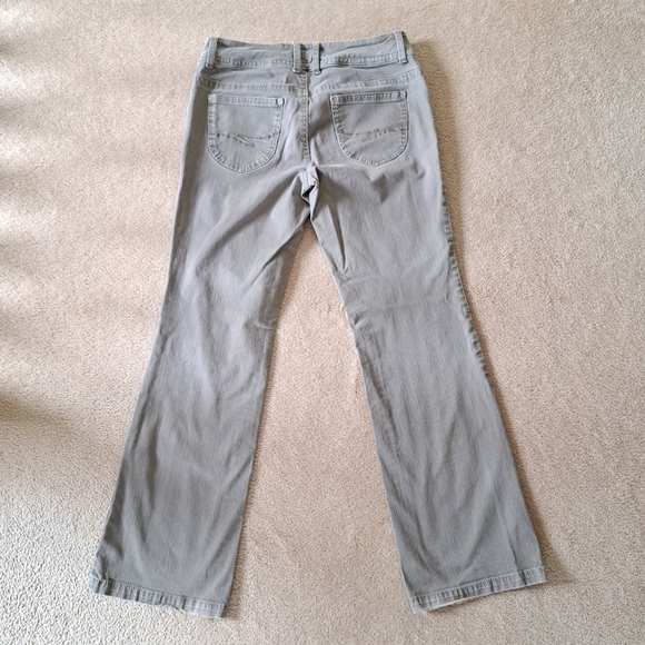 Smart Set Jeans Boot Cut Womens Size 11 Y2K 90's Grey Taupe Colour Stretch Denim - Picture 9 of 13